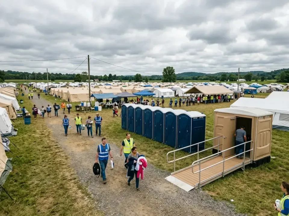 disaster-relief-camp-restrooms-010 — frequently asked questions, Dumpster & Portable Bathrooms Rental in Woodhaven, MI